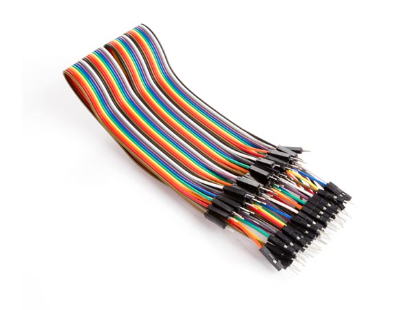 40 PINS 30 cm MALE TO MALE JUMPER WIRE(FLAT CABLE) (ARD96E) 40 PINS 30 cm MALE TO MALE JUMPER WIRE(FLAT CABLE) (ARD96E)