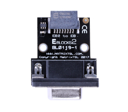 E-blocks upstream to E-blocks2 downstream connecto (MMM42G) E-blocks upstream to E-blocks2 downstream connecto (MMM42G)