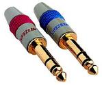 6.35mm Stereo Gold Plated Plugs 2pack (AML71G)