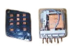 Relay 240V, 10A DPDT, with Base (BCM58G)