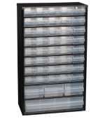 Organiser 44 Drawer, Black finish (SPE07G)