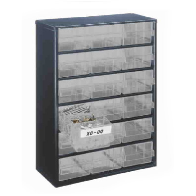 Organiser 18 Drawer, Black finish (SPE08G) Organiser 18 Drawer, Black finish (SPE08G)
