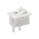 (image for) MINI White Rocker 3A 230VAC SPST Locking (SWR008)