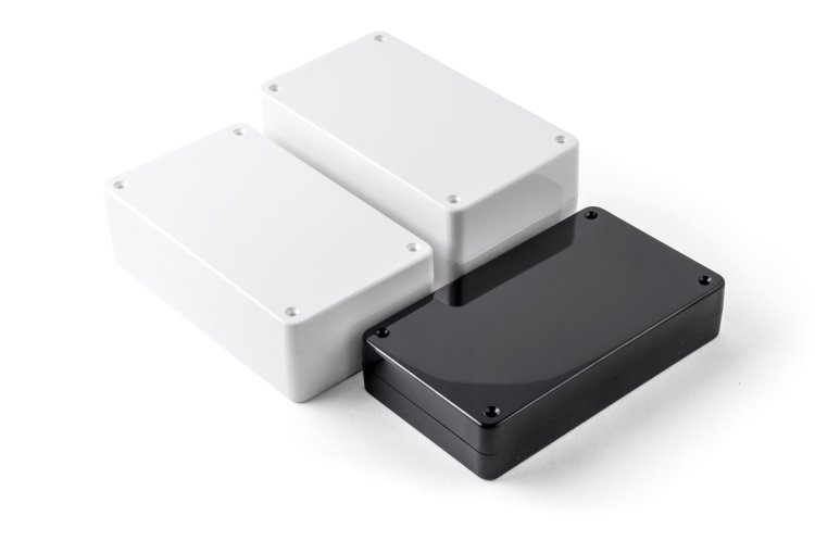 (image for) 2 Part ABS Enclosure, AB910, Black (BCN24G)
