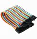 40 PIN MALE TO MALE 20CM JUMPER WIRE (ARD102E) 40 PIN MALE TO MALE 20CM JUMPER WIRE (ARD102E)