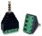 (image for) 2.5mm 4way Stereo Plug with screw terminal block (PLJ204)