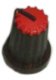 Knob, Black with Red Cap, 15 x 16mm (ANN61G) Knob, Black with Red Cap, 15 x 16mm (ANN61G)