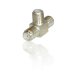 (image for) F Type Connector to 3 Way T-Socket (CNF110)