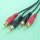 (image for) Twin RCA-type M-M Gold 6m (ALD013)