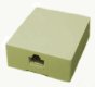 (image for) Single CAT5 Outlet, Surface Mount (CPT02S)
