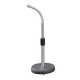 (image for) Black/Chrome Base Desk Stand and Gooseneck (ANW32G)