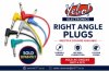 (image for) 6.35mm Right Angle Plug to Plug 20cm cable (AMP45G)