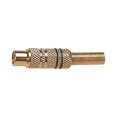 (image for) Black High Q Gold Plated Phono Line Socket, 5mm (ANP81G)