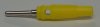 4 mm High Quality Solderless Banana Plug, Yellow (BCM06G) (image for) 4 mm High Quality Solderless Banana Plug, Yellow (BCM06G)