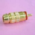 (image for) RCA Plug Gold 7mm Red (PLP056)