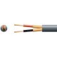 (image for) Microphone Cable Screen, 2-Core Black, 1m (ALZ85G)