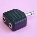 (image for) 3.5mm Mono 2 Sockets to 1 Plug (PLJ341)
