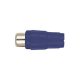 (image for) RCA/Phono Blue plastic socket inline (ANP86G)