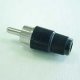 (image for) RCA Plug Screw-Cap Black (PLP001)
