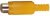 (image for) RCA Yellow plastic socket inline, sleeve (ANP93G)