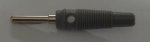 (image for) 4 mm High Quality Solderless Banana Plug, Grey (BCM10G)