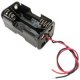 (image for) 4xAA Battery Holder back to back, wire connection (AMB05G)
