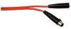 (image for) XLR Socket to XLR Plug, Red 6m (ANV13G)