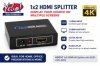 1 x 2 HDMI SPLITTER, 3D and 4K support (ALU12G) (image for) 1 x 2 HDMI SPLITTER, 3D and 4K support (ALU12G)