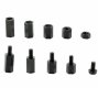 (image for) Metric Tapped Hex Nylon Spacer, M3x10mm, 4-pack (NYF60G)