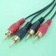 (image for) Twin RCA-type M-M Gold 6m (ALD013)