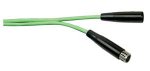 (image for) XLR Socket to XLR Plug, Green 6m (ANV14G)