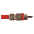 (image for) RCA/Phono Red hi-grade metal plug (ANP73G)