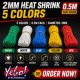 (image for) Heat Shrink 2.0/1.0mm, 0.5m - Red (FIN08G)
