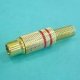 (image for) RCA Gold Inline Socket Red (PLP214)