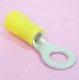 (image for) Insulated Crimp Round Yellow 6.4mm 6-pack (TML134)