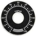 (image for) Scale plate for Potentiometer (AMD75G)