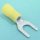 (image for) Insulated Crimp Spade Yellow 6.4mm 6-pack (TML234)