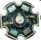 (image for) Power LED 1W, Star type, Super Red 120 (LED01C)