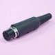 (image for) DIN Inline Socket 8-pin 270 Degrees (PLN048)
