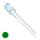 (image for) LED 5mm Flashing Green Clear 3-5v (LED510)