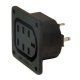 (image for) 10A AC 7 Pin IEC Chassis Socket (ANQ43G)