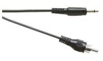 (image for) 3.5mm Mono Jack Plug to Phono Plug, 1.2m (ANK37G)