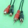 (image for) Twin RCA-type M-F, 1.8m (ALD082)