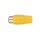 (image for) RCA/Phono Yellow plastic socket inline (ANP88G)