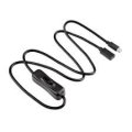 (image for) USB-C Male to USB-C Female with switch 1m (ALV05G)