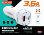 (image for) Car Charger USB +TPC 3.6A (CPT31S)