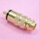 (image for) RCA Plug Gold 6mm Black (PLP053)