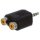 (image for) 3.5mm stereo plug to 2 RCA sockets (PLJ399)