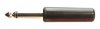 (image for) Black 6.35mm Mono Plug (ANN79G)