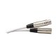 (image for) XLR male to XLR female white, 6m (AMQ24G)